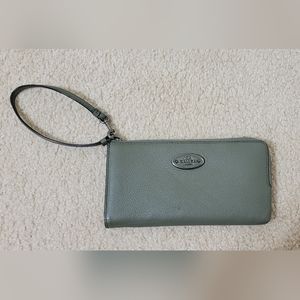 Coach Long Zip Around Wristlet Wallet